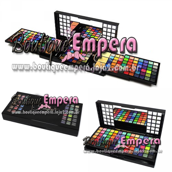 Kit Maquiagem / 156 Sombras 3D [KI01]